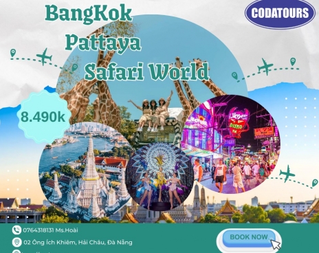 BANGKOK – PATTAYA – SAFARI WORLD