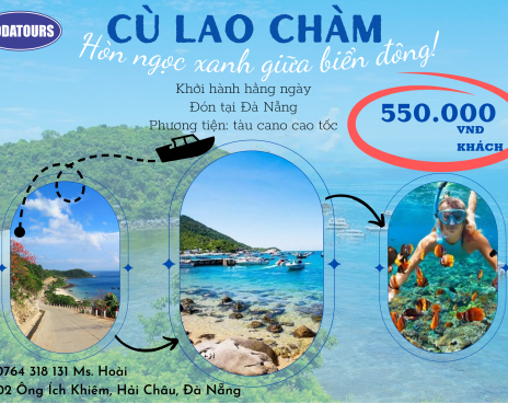 KHÁM PHÁ BIỂN ĐẢO CÙ LAO CHÀM